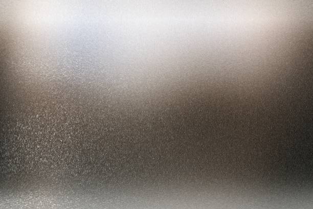 istock Reflection of old black metal steel, texture background 1090258696