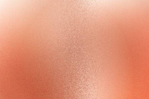 istock Texture of reflection on rough red metallic wall, abstract background 1090258702
