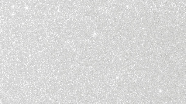 istock Silver glitter texture white sparkling shiny wrapping paper background for Christmas holiday seasonal wallpaper decoration, greeting and wedding invitation card design element 1090262216