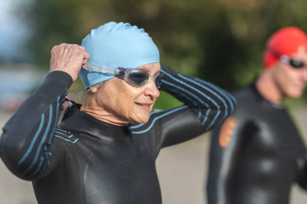 istock Portrait of a senior female triathlete 1090280310