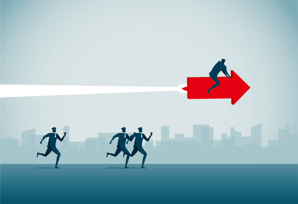 1,100+ Pointing In The Right Direction Stock Illustrations, Royalty ...