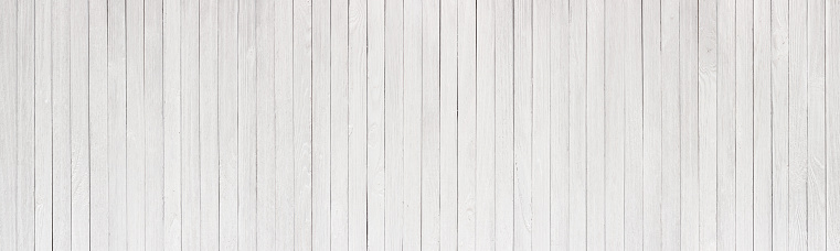 Mesa de madera pintada de blanco, madera de textura de una vista panorámica photo