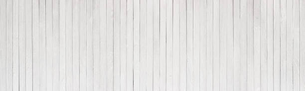 Wood table painted white, wooden texture of a panoramic view White wooden board, panoramic view of table or floor boardwalk stock pictures, royalty-free photos & images