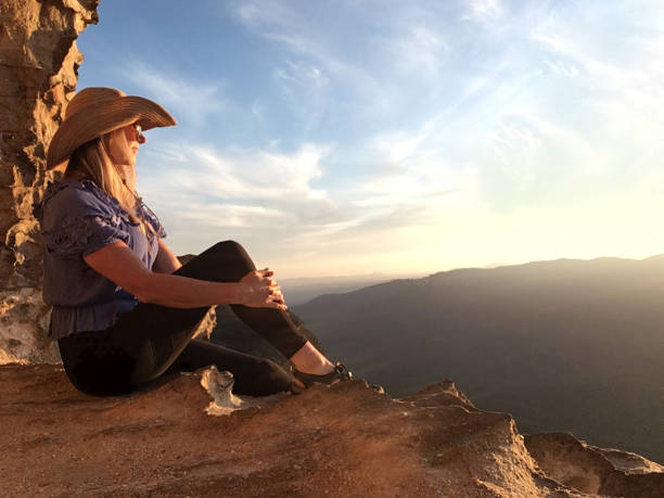 istock Relaxing in bushland mountain wilderness 1090322872
