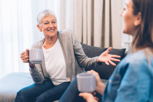 istock Senior woman with her daughter 1090343380