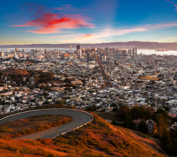 istock elevated view San Francisco cityscape during sunset 1090344760