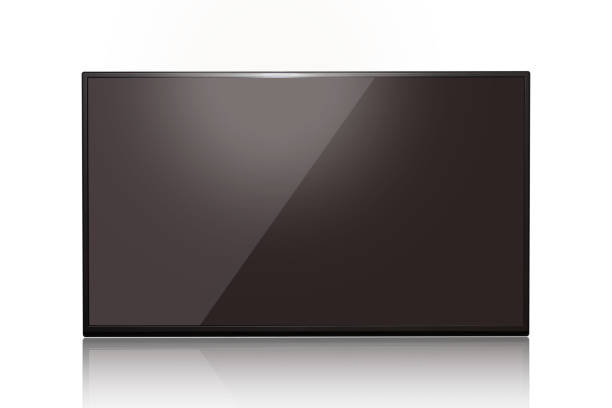 블랙 led 텔레비전 화면 빈 - television flat screen high definition television liquid crystal display 뉴스 사진 이미지
