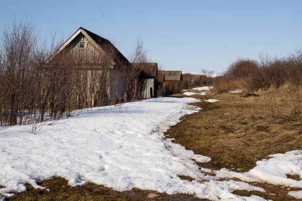 istock old abandoned wooden house in spring 1090351718
