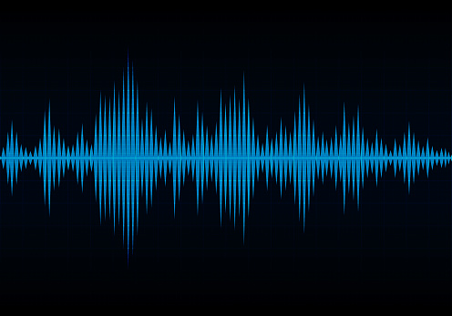 Sound Wave Vector Background Stock Illustration - Download Image Now -  Sound Wave, Noise, Audio Equipment - iStock