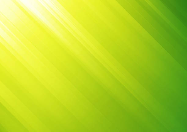 ilustrações de stock, clip art, desenhos animados e ícones de abstract green vector background with stripes - smooth part of colors yellow