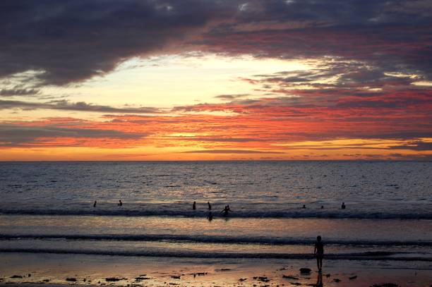 istock Sunset at Kuta beach, Bali, Indonesia 1090367998