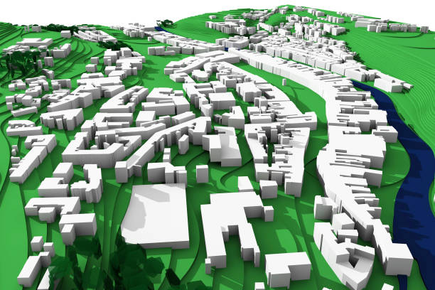 istock 3d city plan of urban scene 1090372684