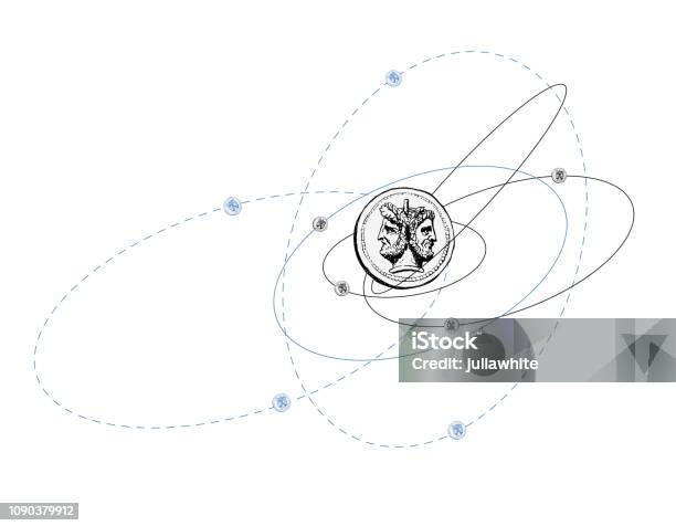 Quantum Mechanics The Corpuscularwave Duality Of Elementary Particles Humorous Illustration Stock Illustration - Download Image Now