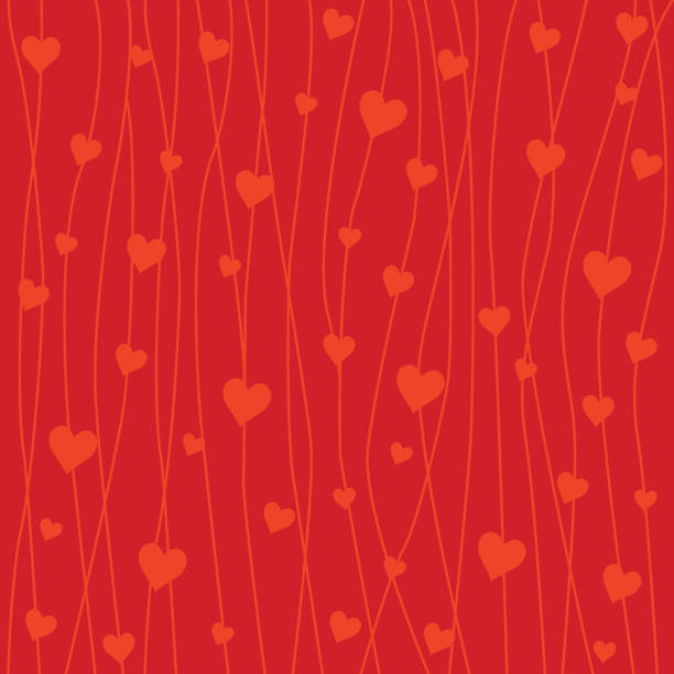 발렌타인 데이 배경. - paintings valentines day love square stock illustrations
