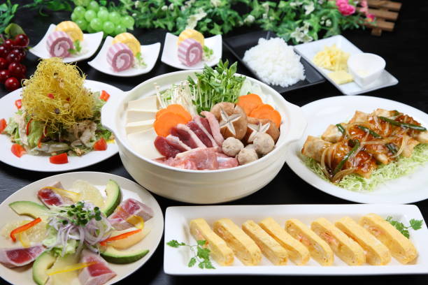 istock Japanese cuisene collection 1090382062