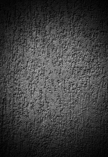 istock Decorative relief plaster on the wall in black and white 1090383944