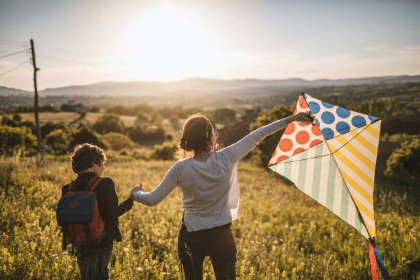 istock Mother and son outdoors 1090386226