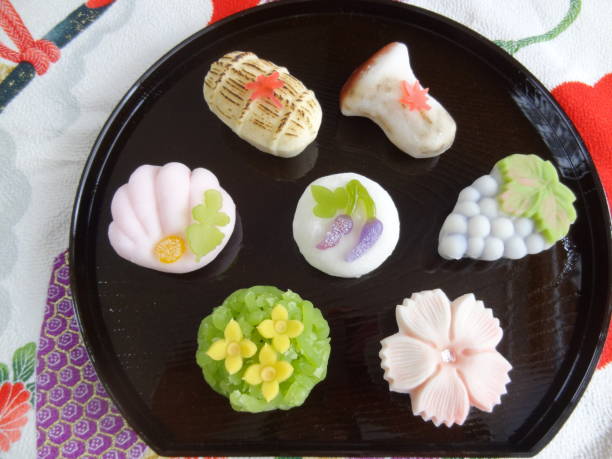 istock Autumn wagashi collection 1090393578