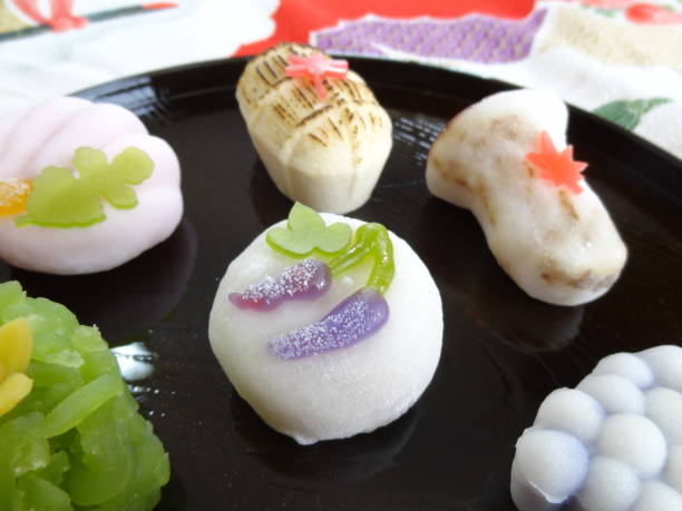 istock Autumn wagashi collection 1090393586