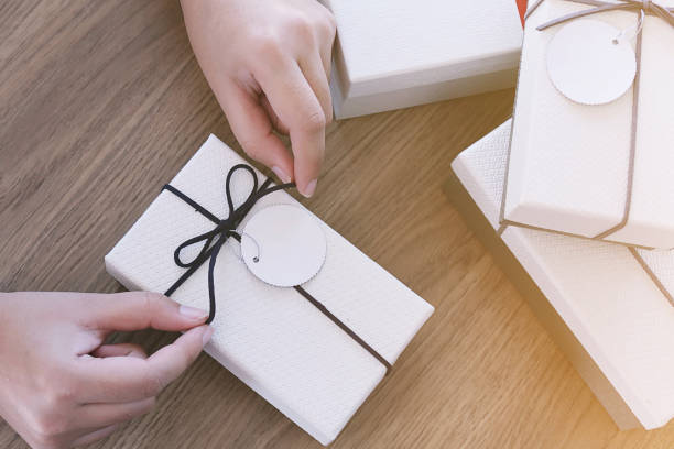 istock Valentine present. Gift box and red ribbon for romantic couple. 1090401076