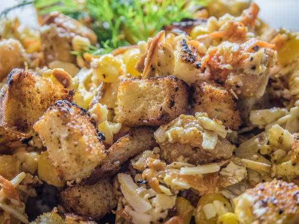 Chicken and crackers salad
