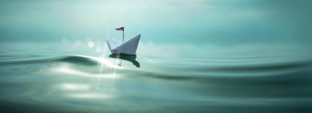 istock Paper Ship | XXL Panorama 1090406310