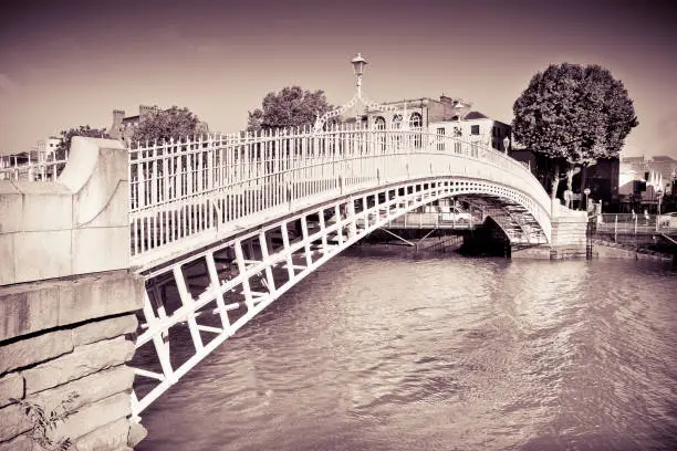 Photo of The most famous bridge in Dublin called 