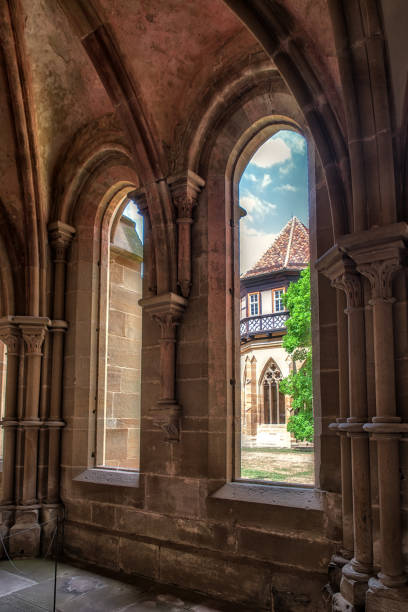 Inside the Maulbronn Monastery Maulbronn Monastery, former Cistercian abbey, UNESCO World Heritage Site, Maulbronn, Baden-Wuerttemberg, Germany romanesque stock pictures, royalty-free photos & images