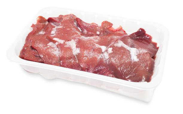 istock Liver of lamb frozen in a plastic container 1090416998