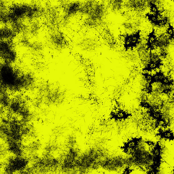 istock Yellow black grunge style retro aged effect dirty rough background 1090419156