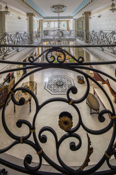 istock Handmade Wrought Iron Railing .luxury lobby interior 1090423040