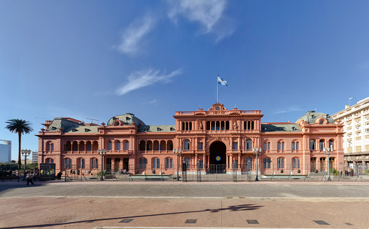 Photo of 'Casa Rosada', the Argentina's Presidential Palace,