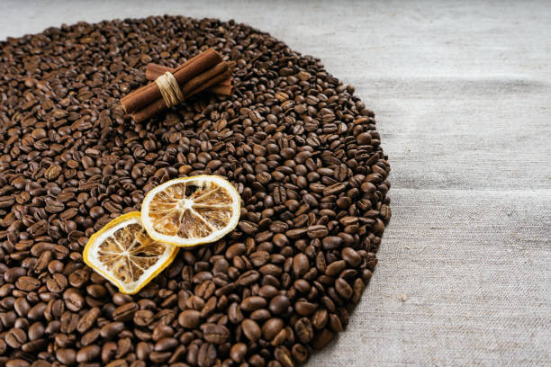istock Roasted coffee beans, can be used as a background. Coffee beans texture. 1090441012