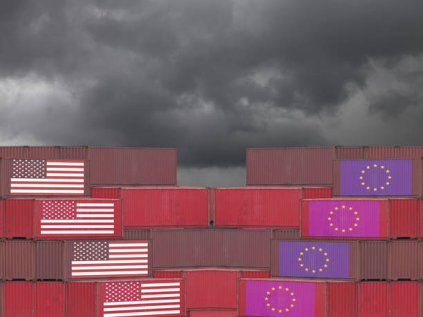 istock USA EU trade war tariff cargo container export import shipping 1090447492