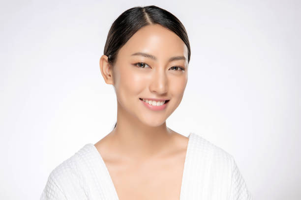 istock Beautiful smiling woman with clean skin 1090452452