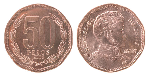 istock 50 chilean pesos coin isolated 1090453498