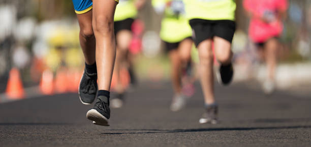istock Running children, young athletes run in a kids run race 1090455576