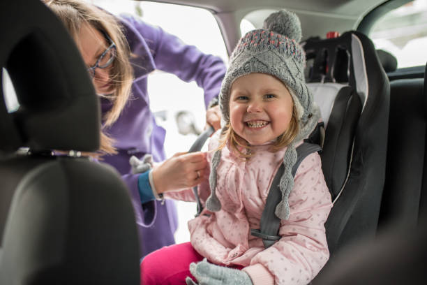 istock Mother and daughter in the car 1090467834