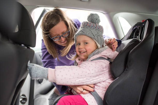 istock Mother and daughter in the car 1090468022