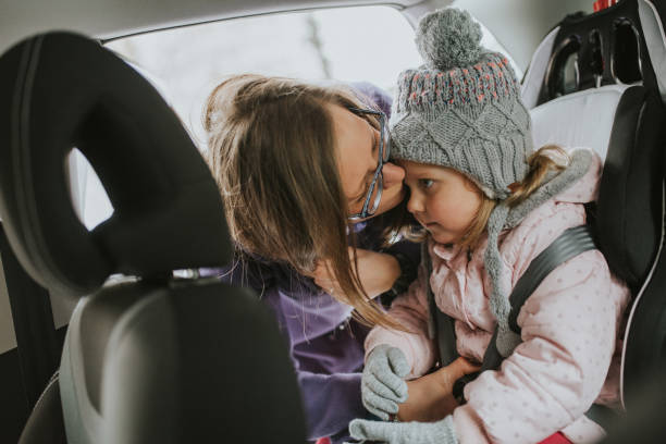 istock Mother and daughter in the car 1090468026