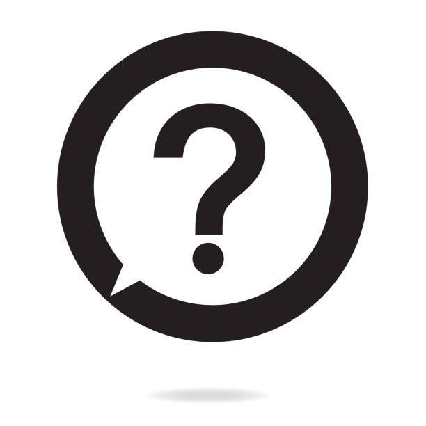 ikona znaku zapytania - question mark stock illustrations