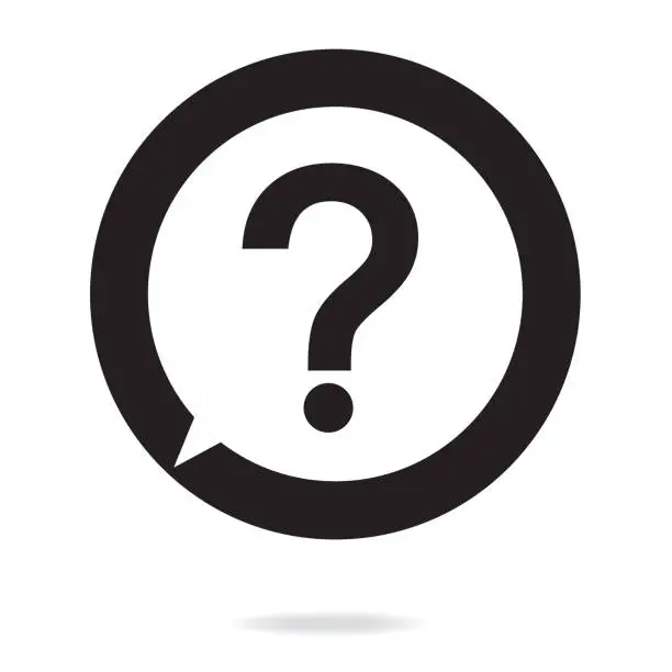 Vector illustration of Question Mark Icon