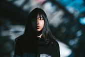 アジアの若い女性の肖像画