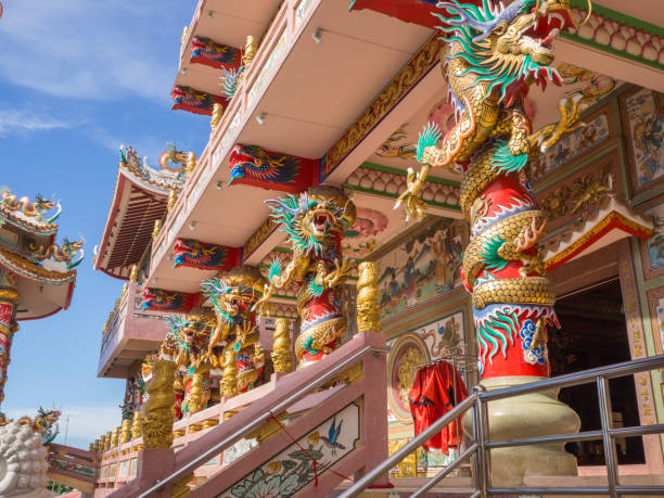 istock Chinese Temple, Buddhist shrine in Chon Buri 1090474978