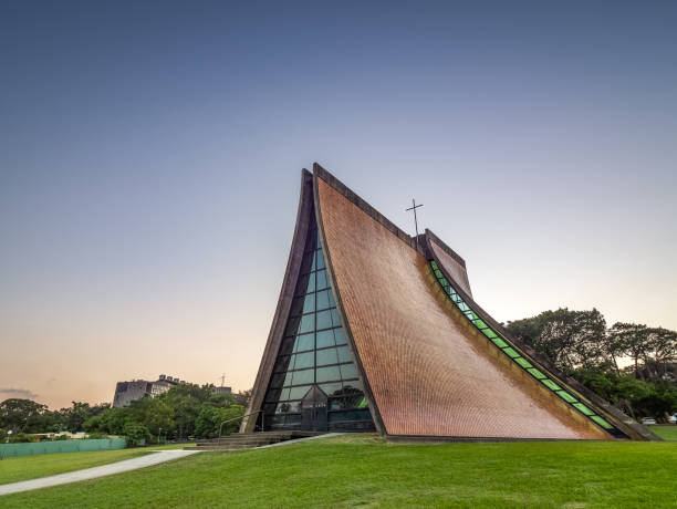 The Luce Memorial Chapel in Taichung City. stock photo
