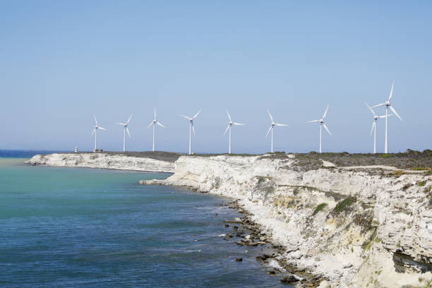 istock Wind turbine field at Bozcaada, Turkey 1090482864