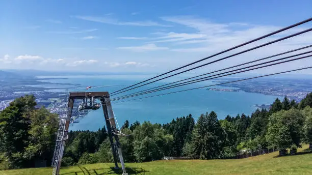 Lake Constance: view from the Pfaender cable car