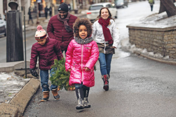 istock Multi-ethnic family shopping for Christmas 1090490478