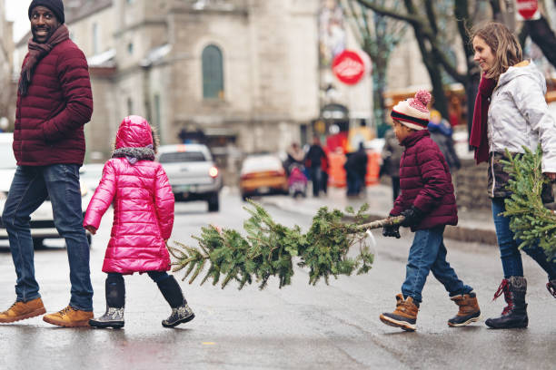 istock Multi-ethnic family shopping for Christmas 1090490814
