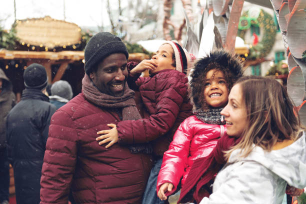 istock Multi-ethnic family shopping for Christmas 1090491210